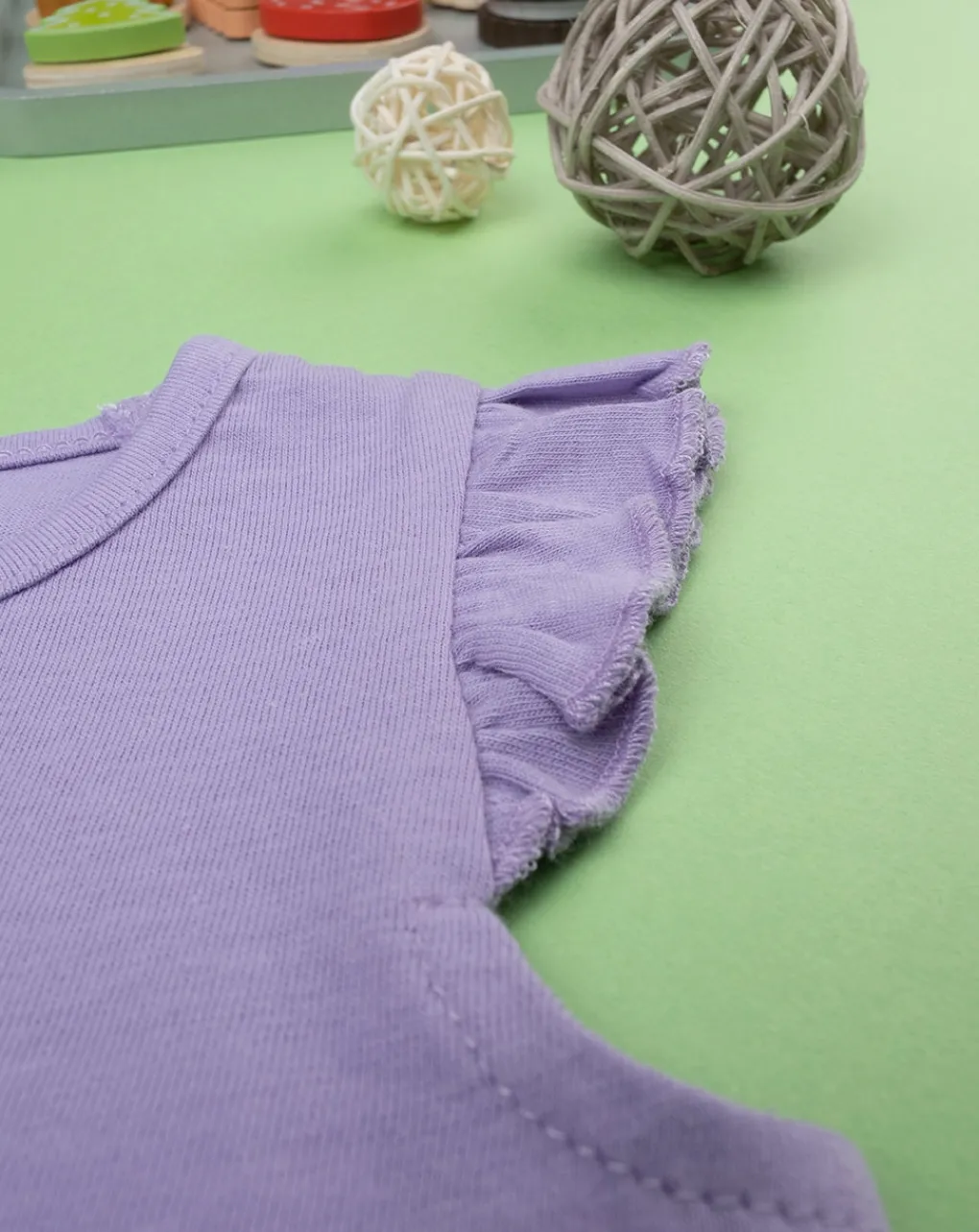 Prenatal Magliette Camicie E Body-Canotta Bimba Viola "Sweet Summer”