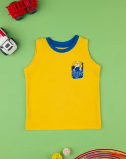 Prenatal Magliette Camicie E Body-Canotta Bimbo Gialla/Blu
