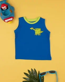 Prenatal Magliette Camicie E Body-Canotta Bimbo Verde/Blu