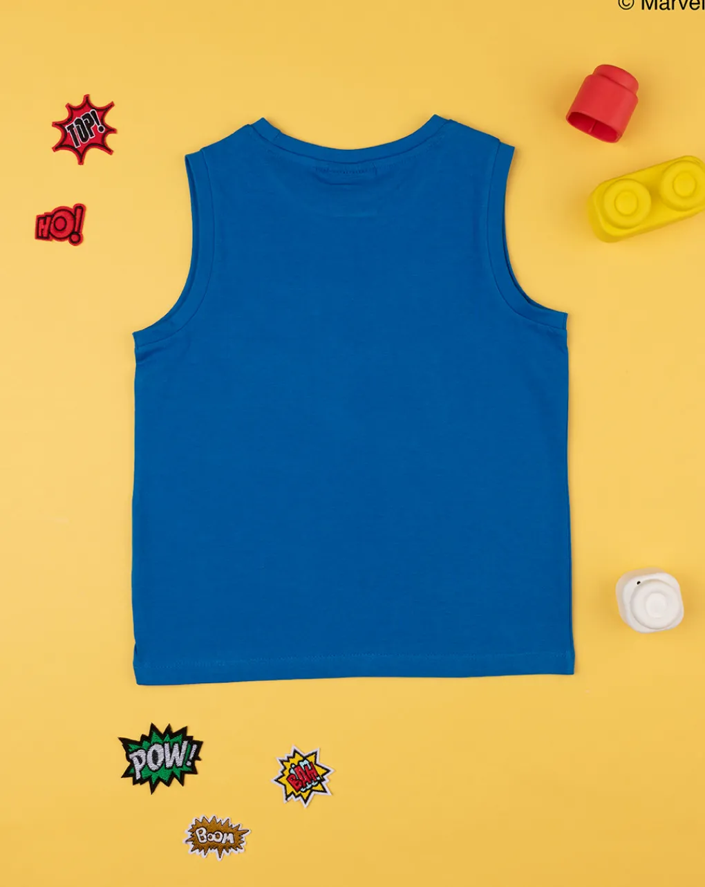 Prenatal Magliette E Camicie-Canotta Spalla Larga Bambino Spiderman Bluette