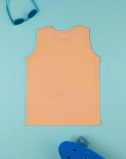 Prenatal Magliette E Camicie-Canotta Spalla Larga Bambino "Good Vibes”