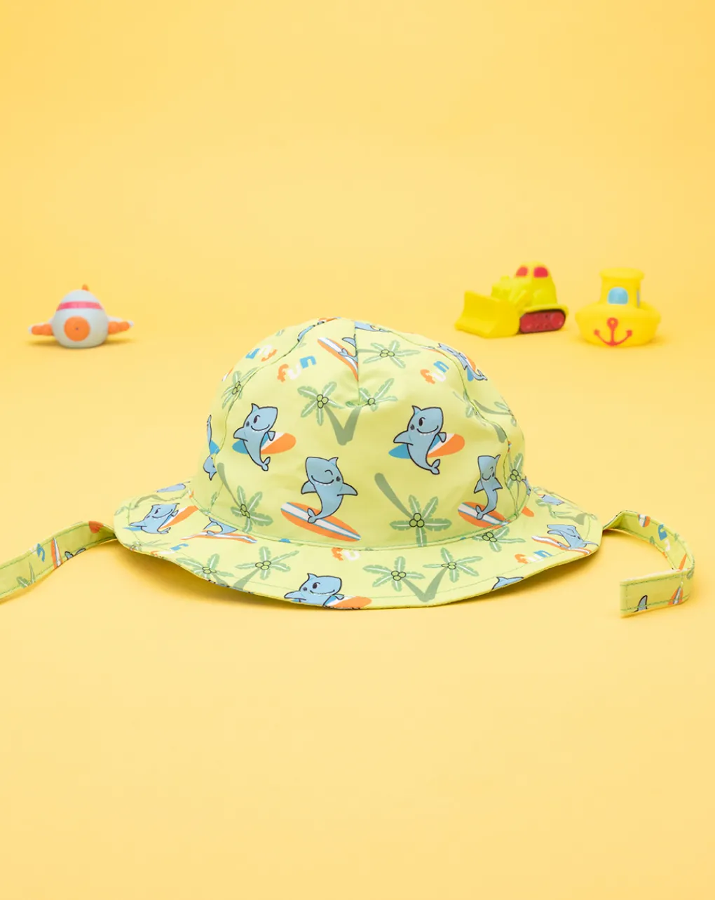 Prenatal Cappellini Cuffiette E Muffole-Cappellino Estivo Bimbo "Squali”