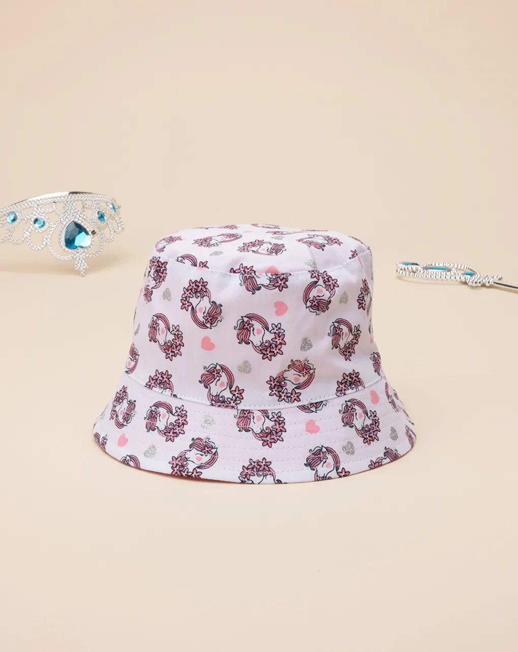 Prenatal Cappelli E Accessori-Cappellino Pescatore Bimba "Unicorni”
