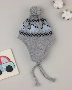 Prenatal Cappellini Cuffiette E Muffole-Cappello Bambino Tricot "Dino”