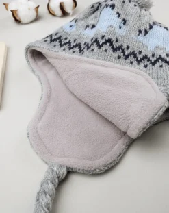 Prenatal Cappellini Cuffiette E Muffole-Cappello Bambino Tricot