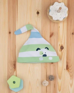 Prenatal Cappellini Cuffiette E Muffole-Cappello Bimbo Rigato 