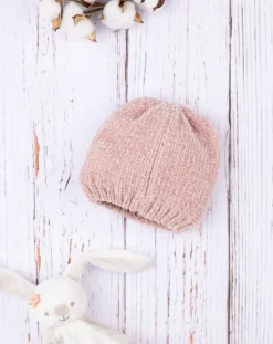 Prenatal Cappelli E Accessori-Cappello Ciniglia Bimba Rosa