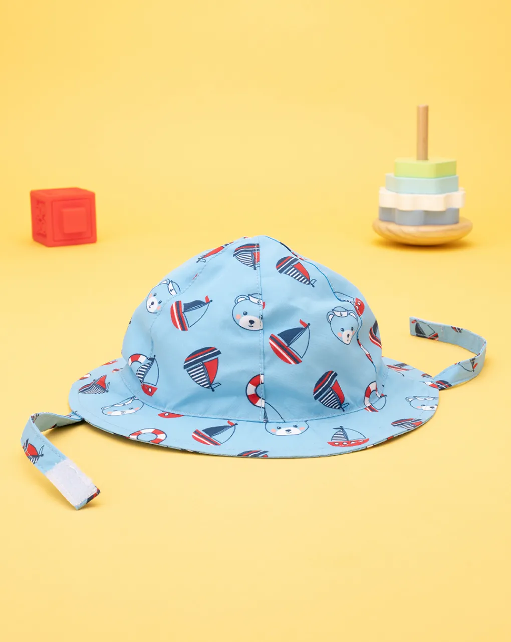 Prenatal Cappellini Cuffiette E Muffole-Cappello Estivo Bimbo "Marinaretto”