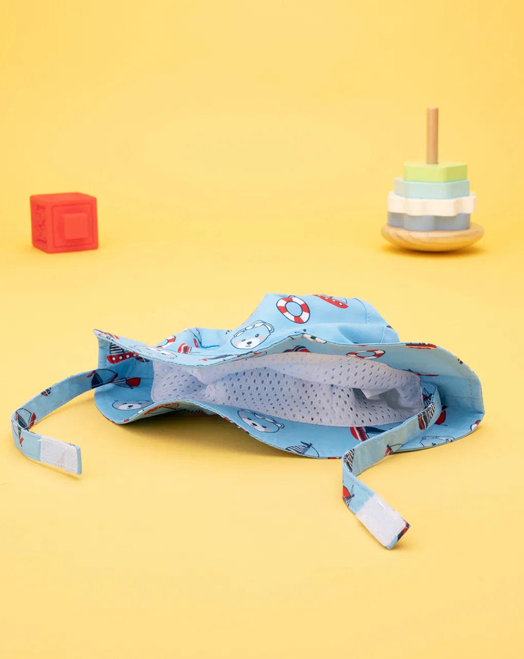 Prenatal Cappellini Cuffiette E Muffole-Cappello Estivo Bimbo "Marinaretto”