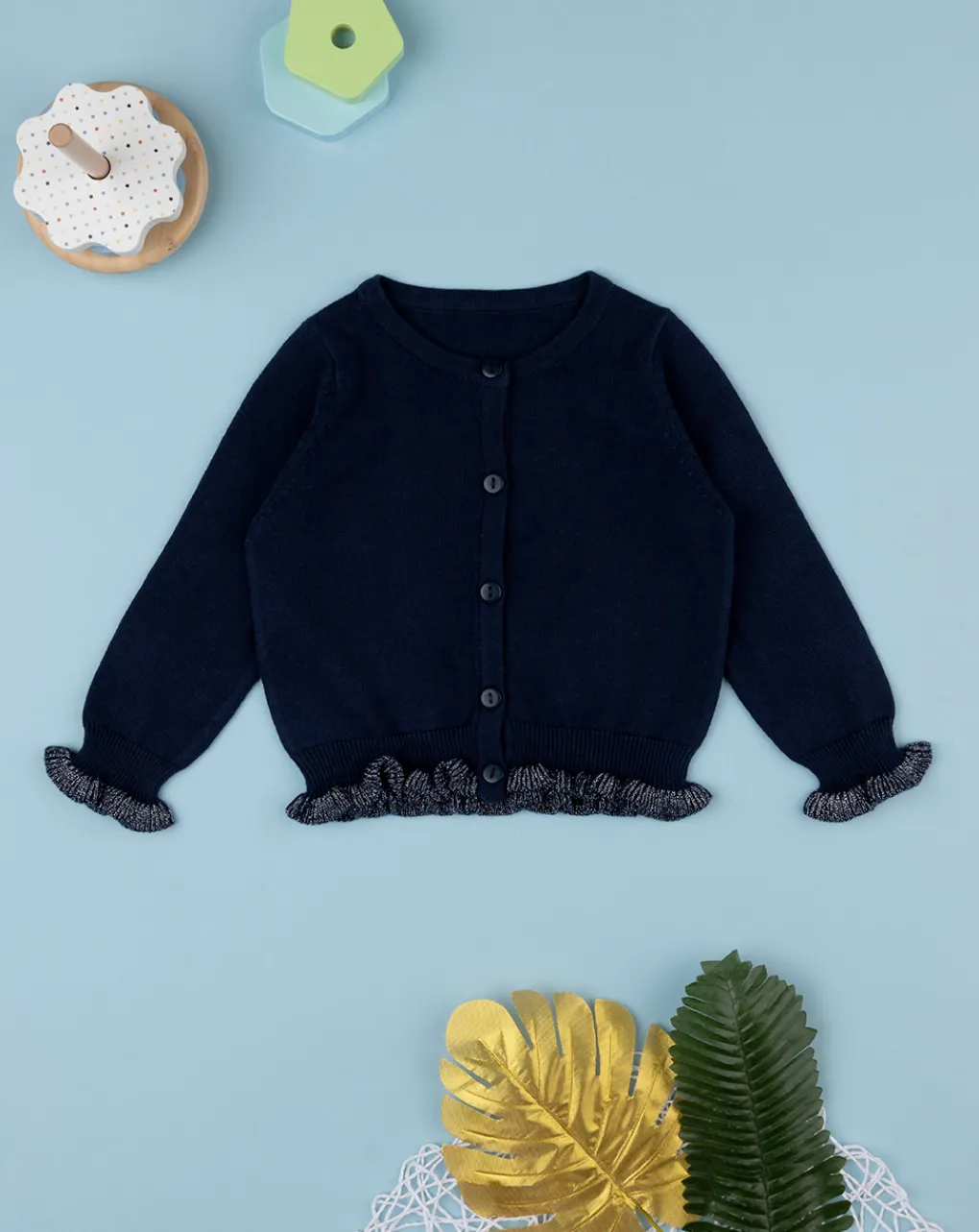 Prenatal Maglioni E Cardigan-Cardigan Bambina Tricot Con Lurex
