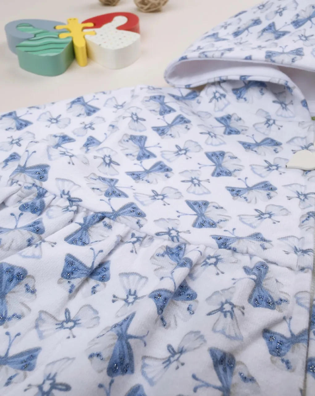 Prenatal Maglioni E Cardigan-Cardigan Bimba French Terry "Fiocchi”