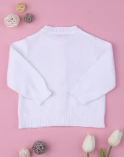 Prenatal Cardigan-Cardigan Boy White