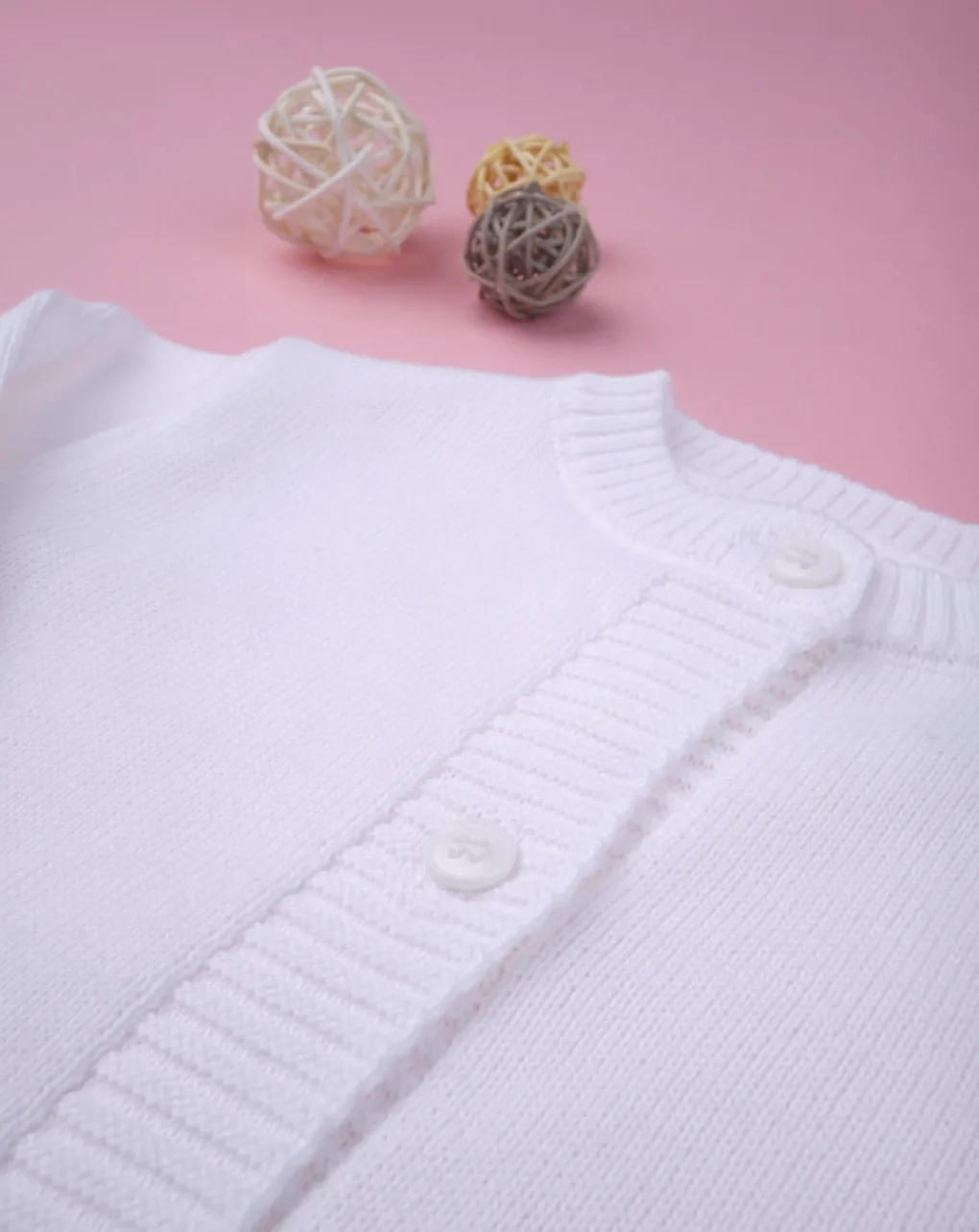 Prenatal Cardigan-Cardigan Boy White