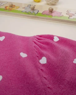 Prenatal Felpe E Maglioni-Cardigan Tricot Bimba Rosa
