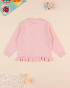 Prenatal Maglioni E Cardigan-Cardigan Tricot Bimba Rosa