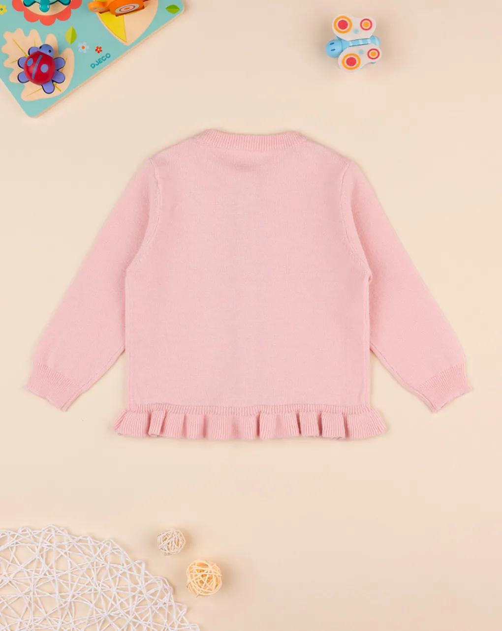 Prenatal Maglioni E Cardigan-Cardigan Tricot Bimba Rosa