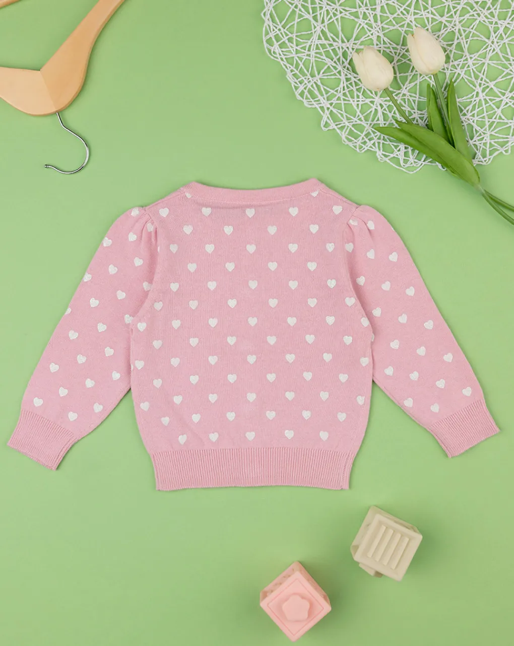 Prenatal Maglioni E Cardigan-Cardigan Tricot Bimba Rosa