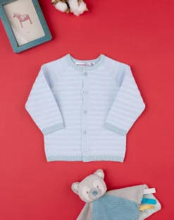 Prenatal Cardigan-Cardigan Tricot Bimbo Azzurro