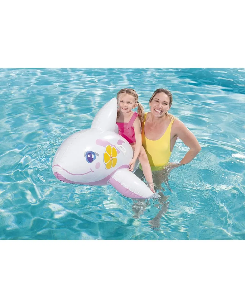 Bestway Secchielli E Giochi Mare-Cavalcabile Balena Cm. 157×94 Con Maniglie -