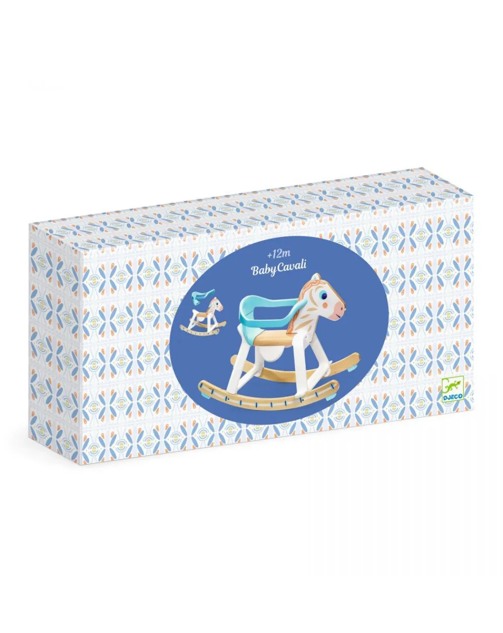 Djeco Cavalcabili E Primi Passi-Cavallo A Dondolo Babycavali In Legno E Plastica -