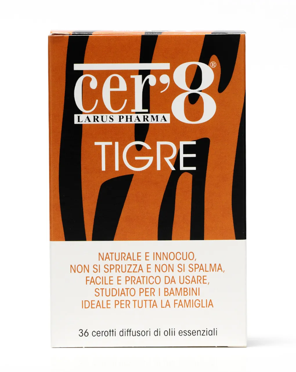 Cer'8 Antizanzare-Cer’8 Tigre Cuscinetti Diffusori 36 Pezzi