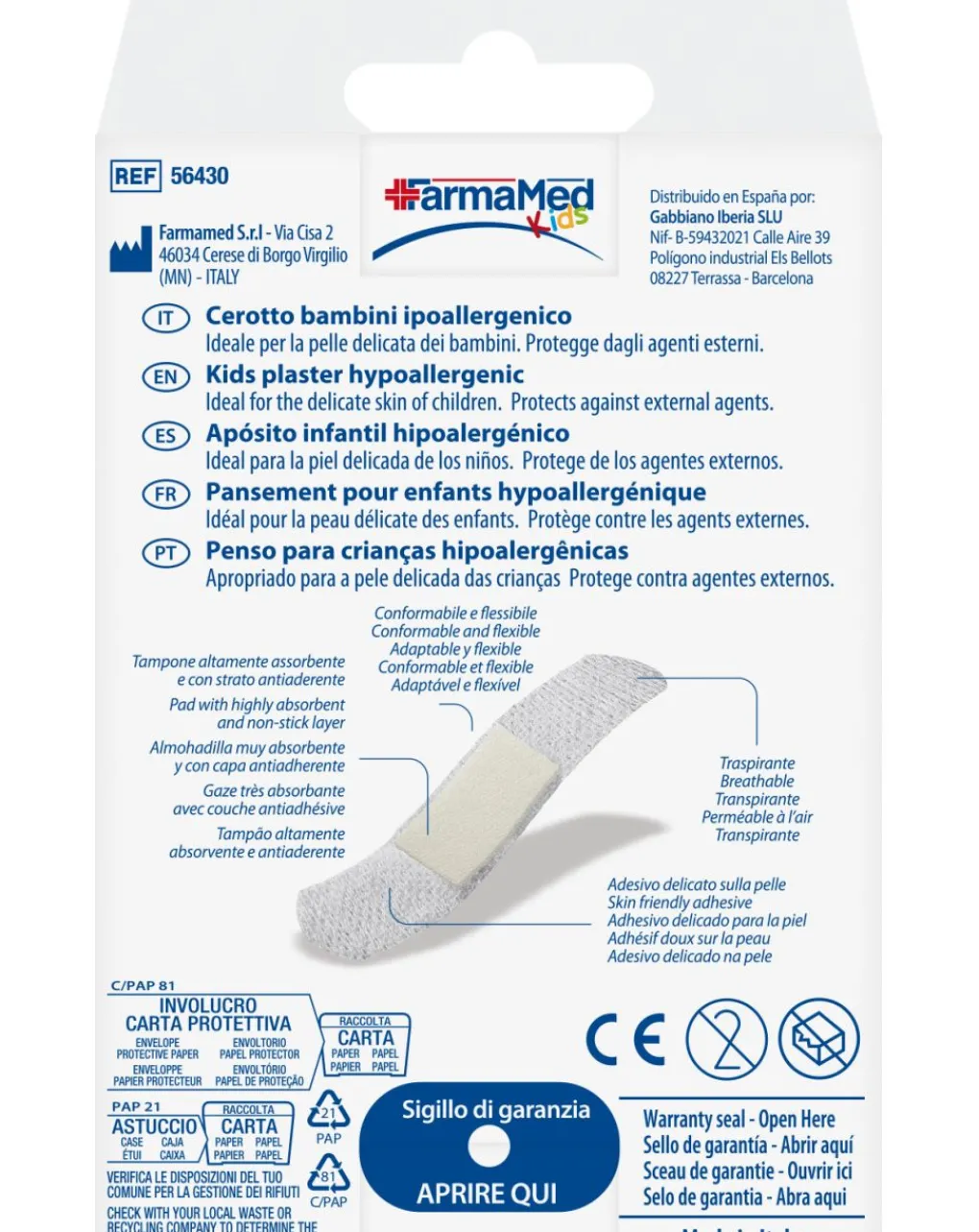 Farmamed Medicazione E Disinfettanti-Cerotti Minnie 16 Pz -