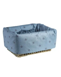 Picci Complementi D'Arredo-Cestino Portacose Stella Azzurro