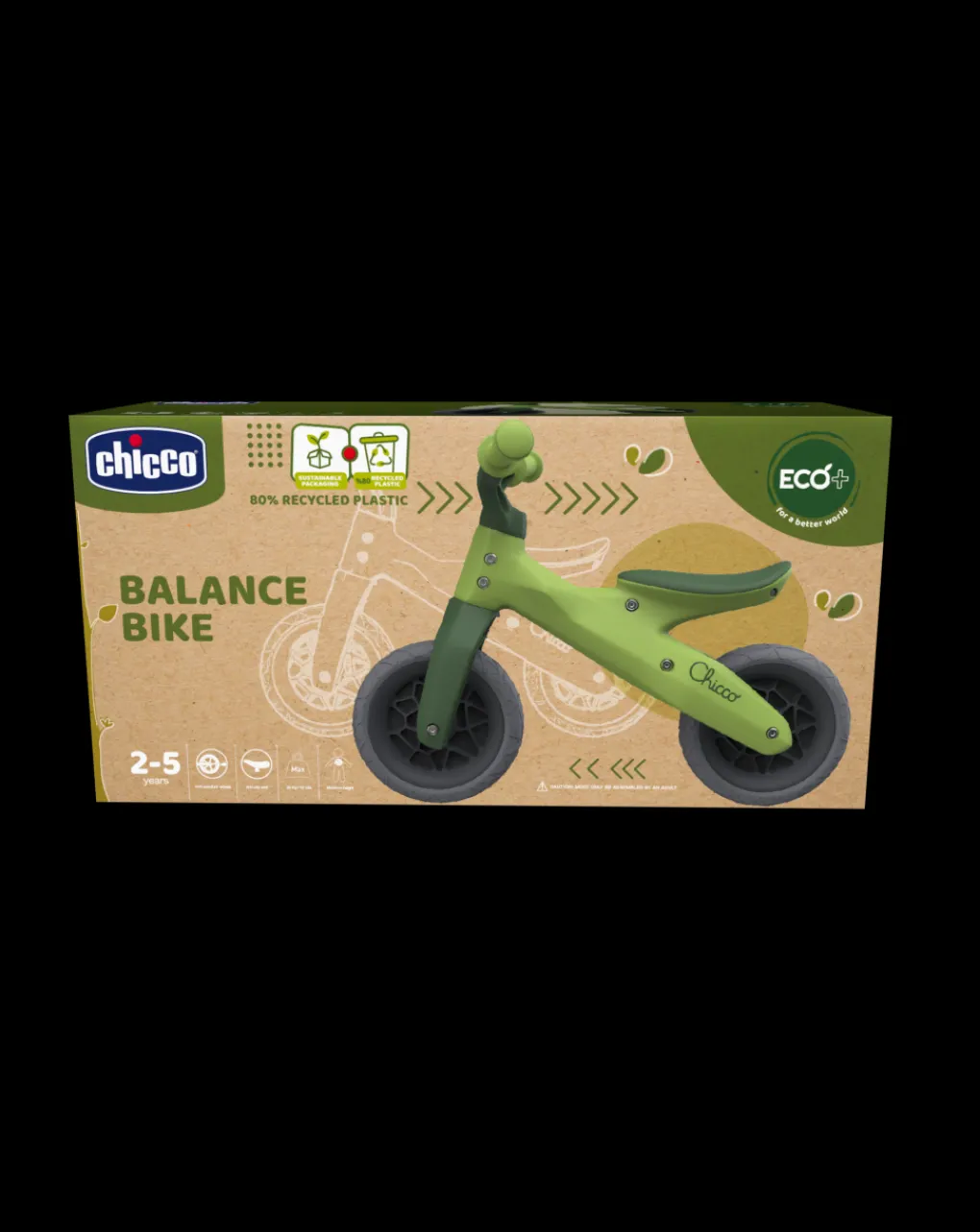 Chicco Cavalcabili E Primi Passi-- Balance Bike - Eco Plastic - Green