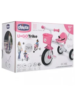 Chicco Tricicli Biciclette Monopattini E Accessori-- Triciclo U-Go Rosa