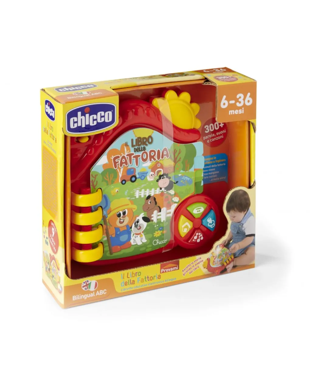 Chicco Giochi Primi Mesi-Abc Libretto Parlante Della Fattoria