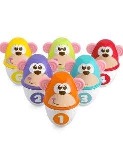 Chicco Giochi Primi Mesi-Bowling Monkey Strike
