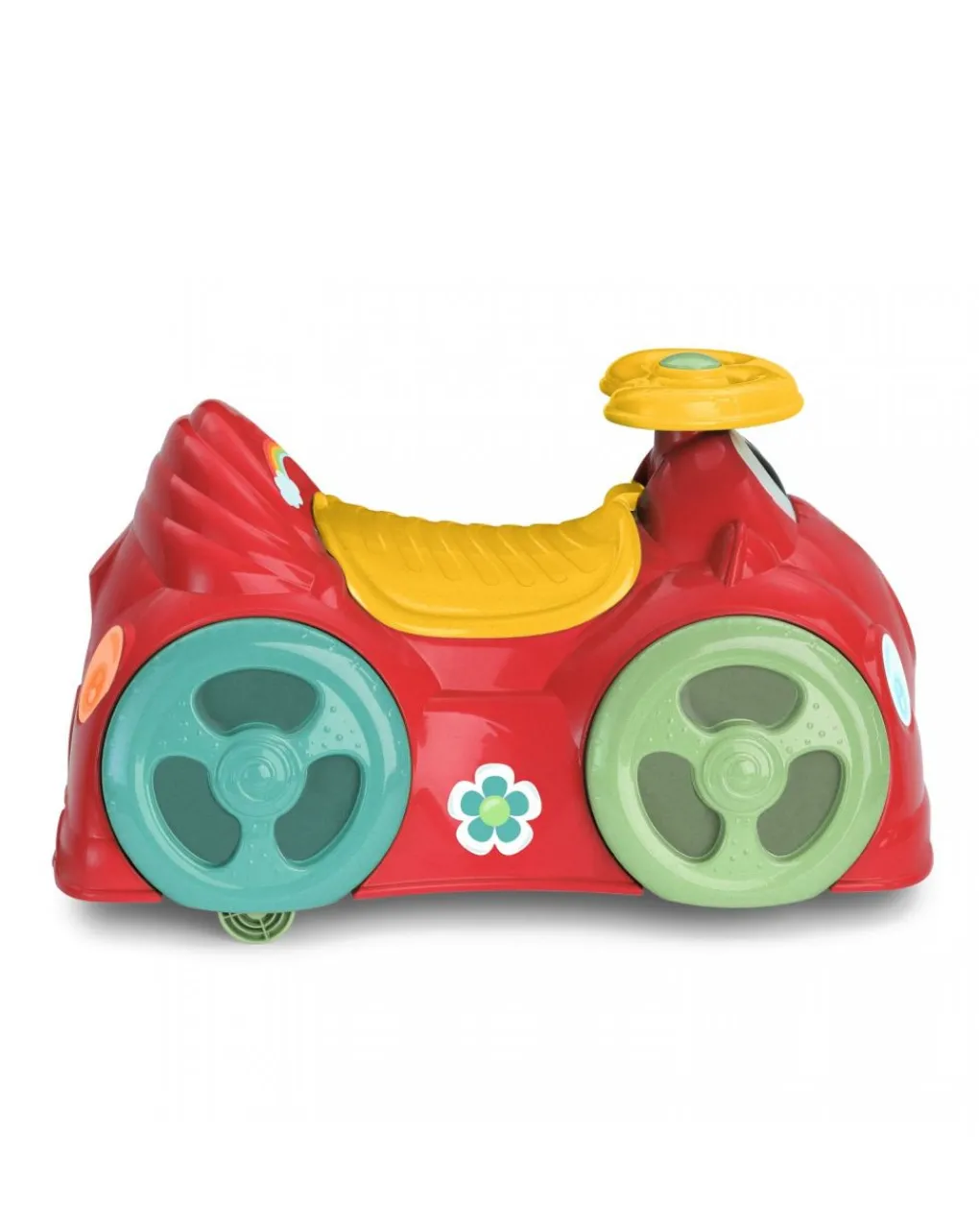 Chicco Cavalcabili E Primi Passi-Cavalcabile All Around Rosso Eco+