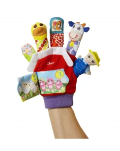 Chicco Giochi Primi Mesi-Guanto Marionetta Della Fattoria.