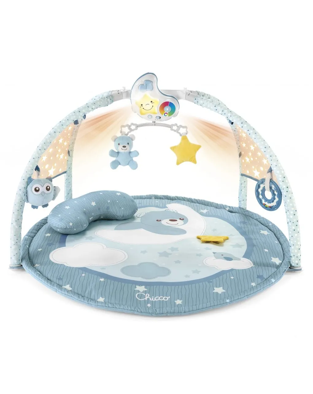 Chicco Palestrine E Tappeti Gioco-3In1 Palestrina Dei Colori Azzurro