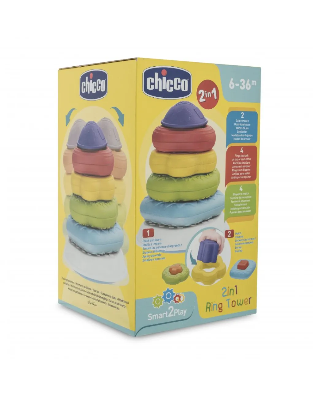 Chicco Costruzioni Giocattolo-2In1 Torre Degli Anelli