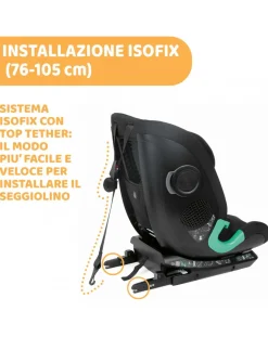 Chicco Gruppo 36 Kg-My Seat I-Size Air Black Air