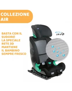 Chicco Gruppo 36 Kg-My Seat I-Size Air Black Air