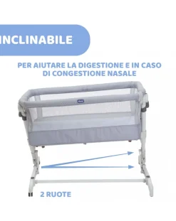 Chicco Culle E Accessori-Next2Me Pop-Up Grey Mist
