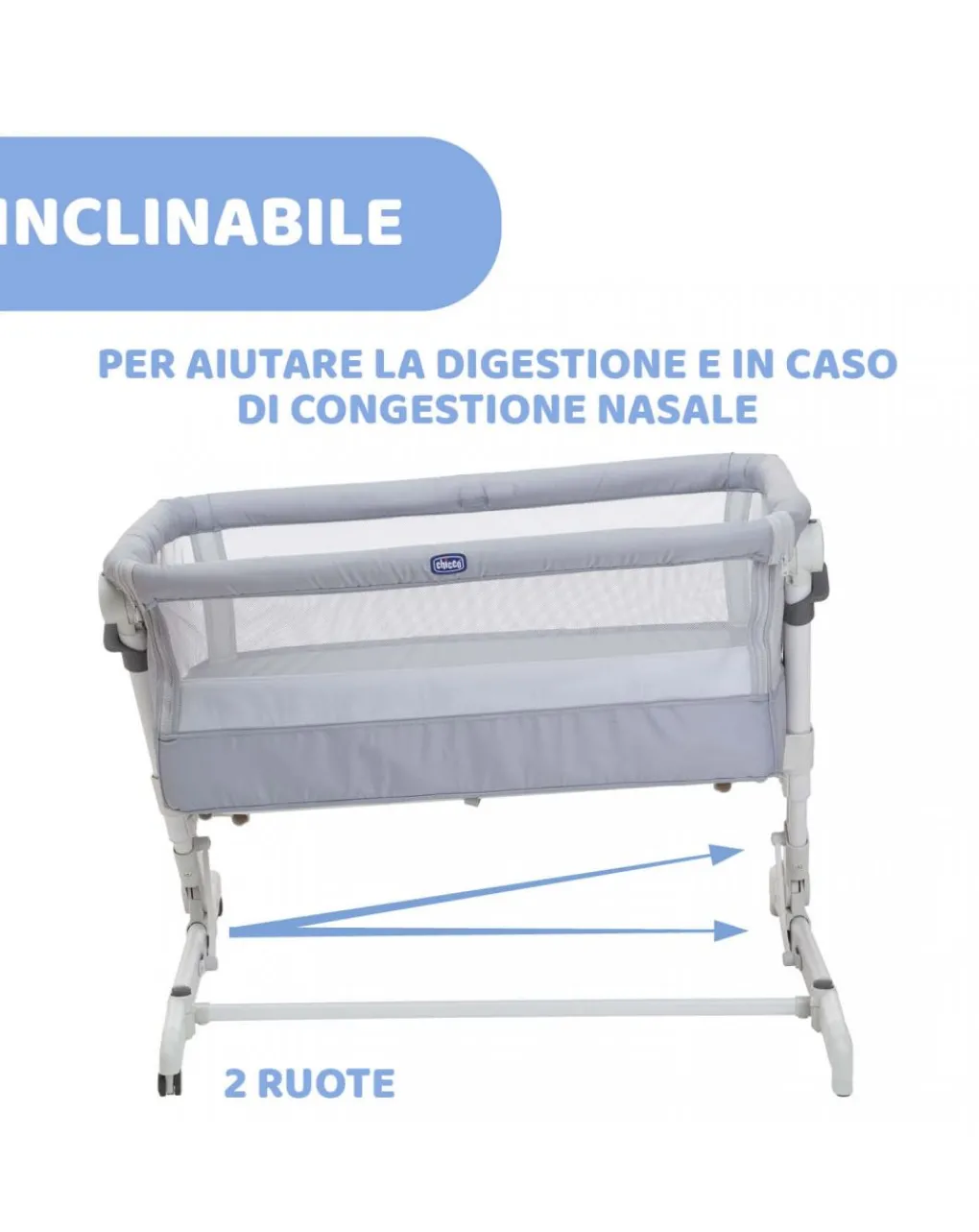 Chicco Culle E Accessori-Next2Me Pop-Up Grey Mist