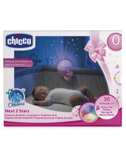 Chicco Giostrine E Carillon Neonato-Proiettore Next2Stars Rosa