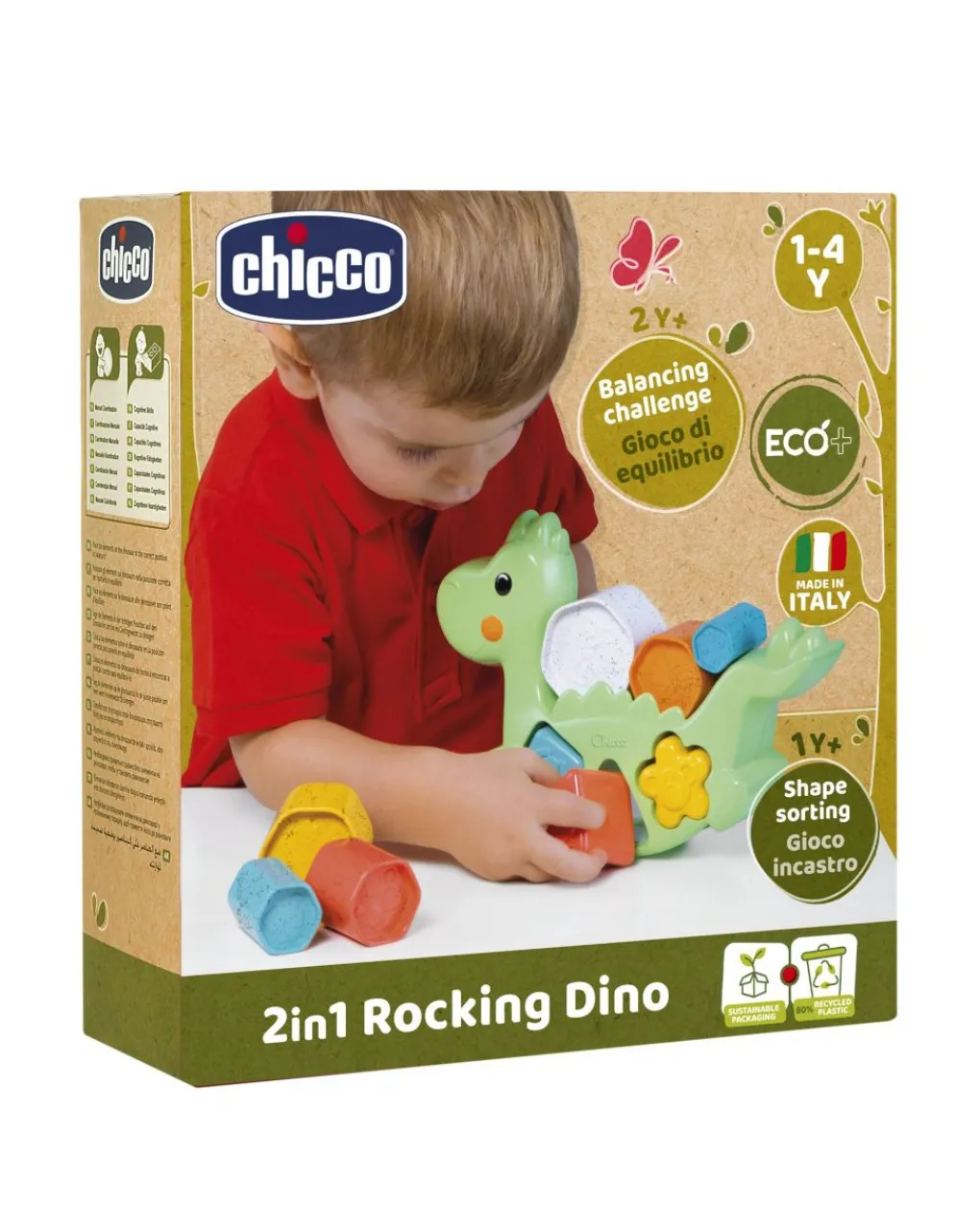 Chicco Giochi Interattivi E Prescolari-Rocking Dino Eco+
