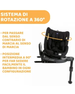 Chicco Gruppo 18 Kg-Seat2Fit I-Size Black