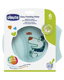 Chicco Piatti E Posate-Ciotolina Pappa Facile 6M+ Azzurro