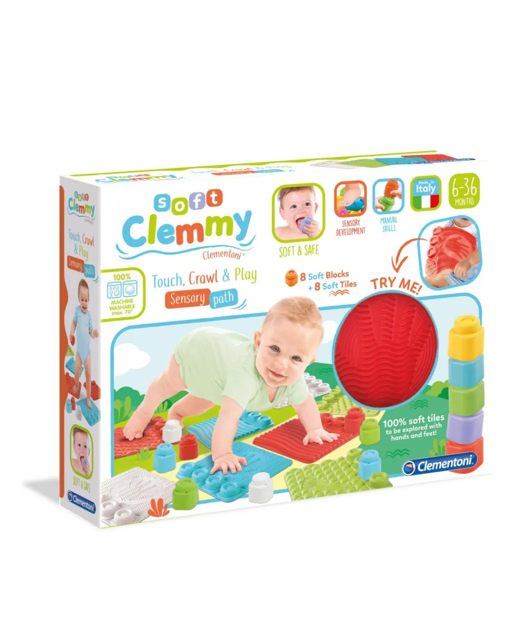 Clementoni Palestrine E Tappeti Gioco-Clemmy - Tappeto Toccagattonagioca