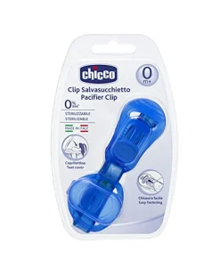 Chicco Succhietti-Clip Salvasucchietto Blu
