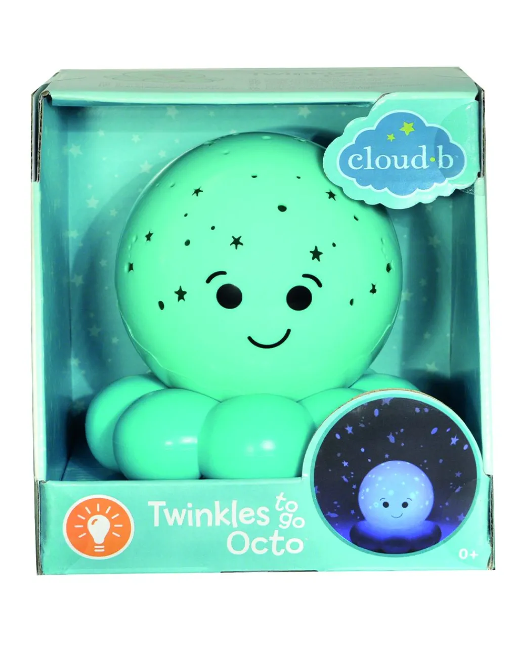 Cloud B Giostrine E Carillon Neonato-- Twinkles To Go Octo - Blue