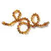 40 Settimane Primi Dentini-Collana Ambra Cognac