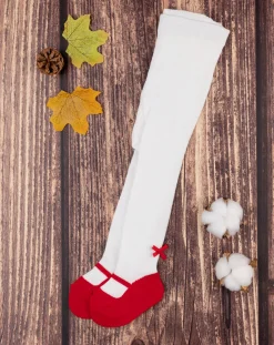 Prenatal Scarpine E Calze-Collant Bimba "Fake Shoes”
