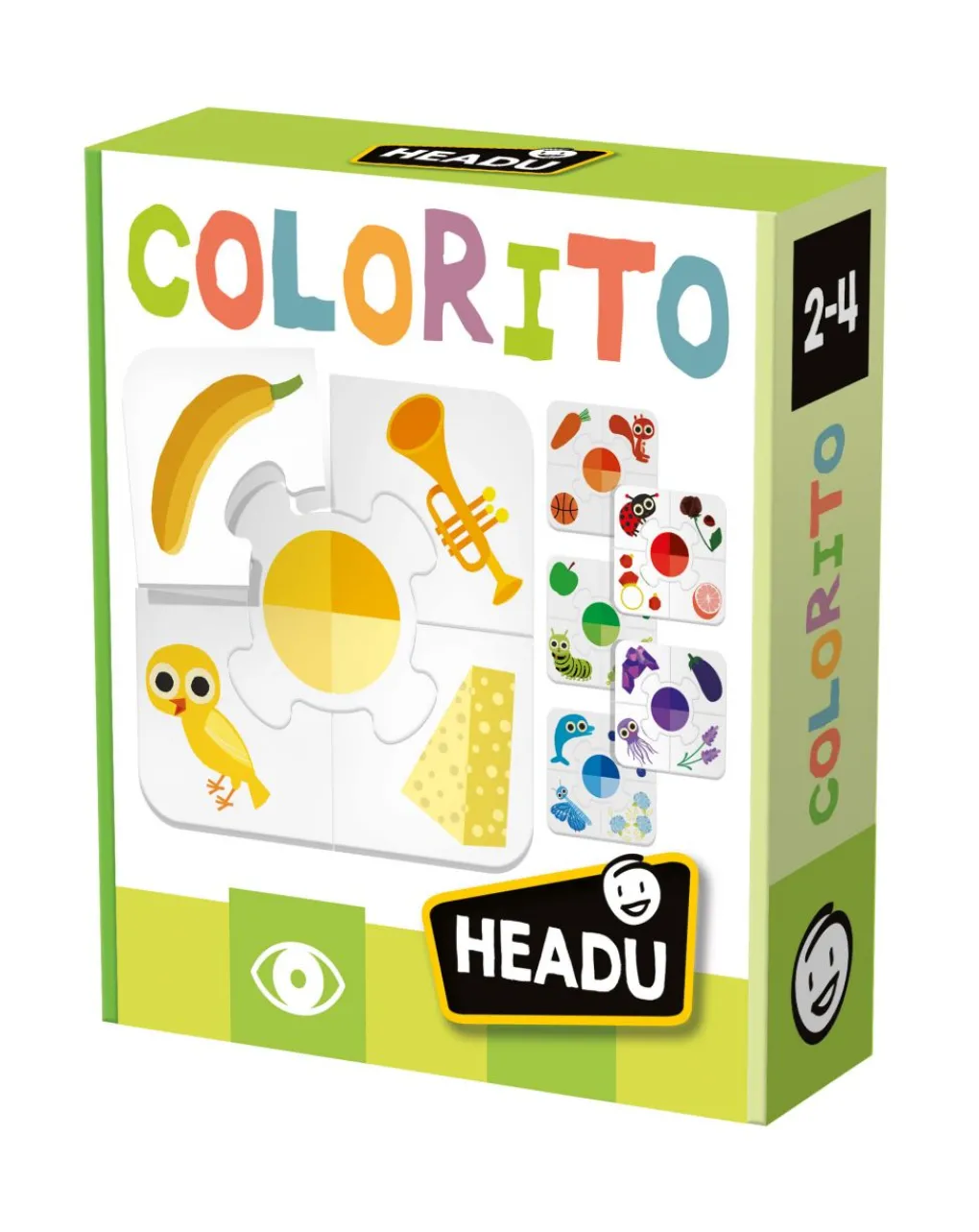 Headu Giochi Didattici-Colorito. Riconosci E Associa I Colori! 2/4 Anni -