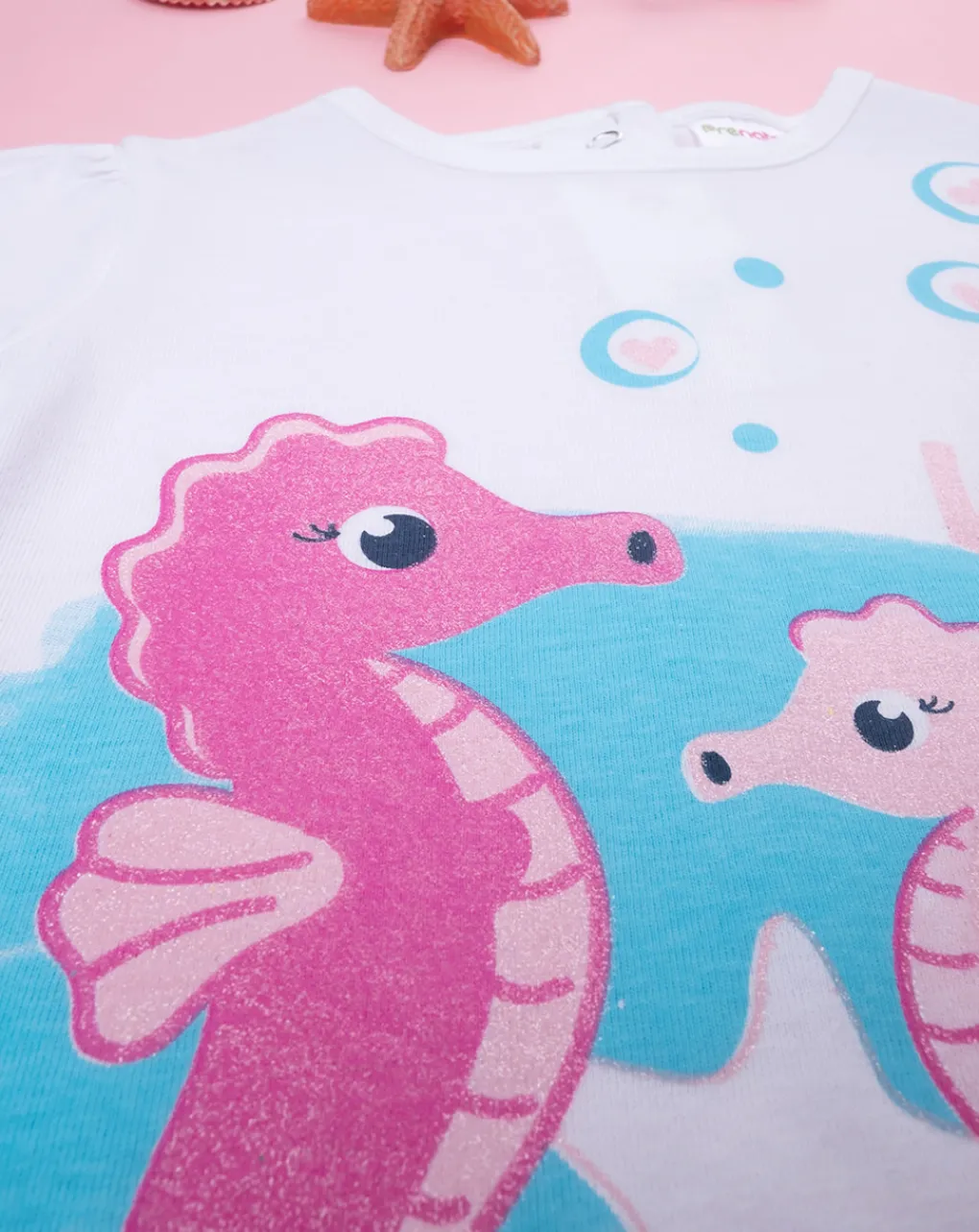Prenatal Vestiti E Completi-Completo Bimba Bianco/Azzurro